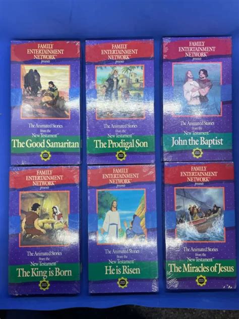ANIMATED STORIES FROM The New Testament VHS Lot. 6 Tapes. King is Born… $19.99 - PicClick