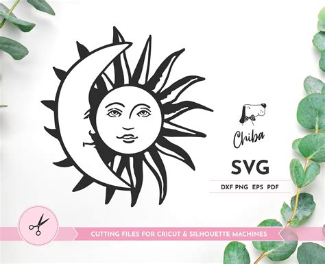 Sun With Moon Svg Sun Svg Moon Phases Svg Moon Svg Magical Moon Svg | Images and Photos finder