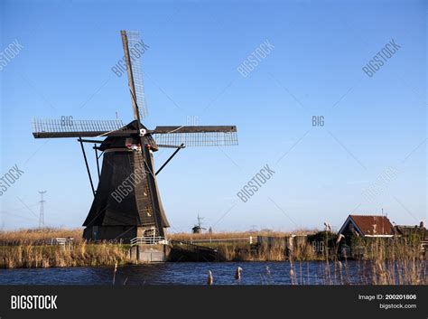 Old Dutch Windmills, Image & Photo (Free Trial) | Bigstock