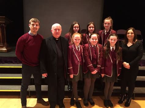 Bishop Duffy's visit to Mount Lourdes Grammar School in Enniskillen during Catholic Schools Week ...