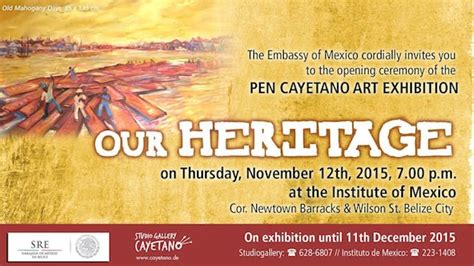 Pen Cayetano Art Exhibition, Belize City | Island Expeditions