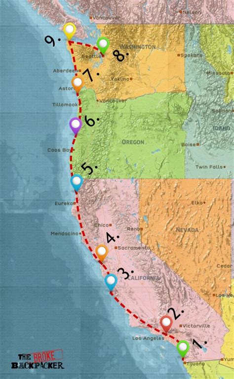 Ultimate West Coast Road Trip Guide | 2020 | Pacific coast road trip, California coast road trip ...
