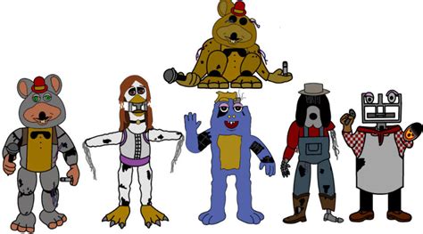 Withered Chuck E. Cheese animatronics by MaliToKing12 on DeviantArt