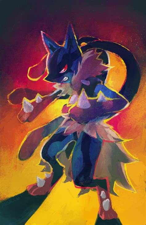 Mega Lucario Fan Art