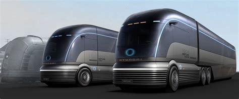 Hyundai Hydrogen-powered Semi-Truck concept | WordlessTech