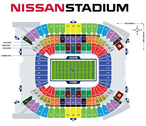 Nissan Stadium Seating Guide | Tennessee Titans - TennesseeTitans.com