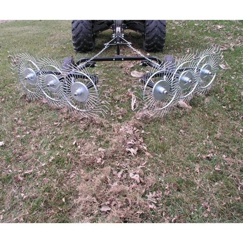 Yard Tuff ACR-500T 60 In Steel Tow Behind Acreage Rake w/ Pin Style ...