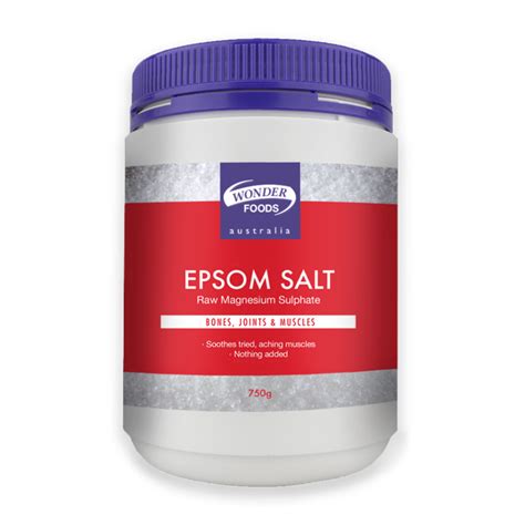 Epsom Salt (Magnesium Sulphate) | Wonder Foods Australia