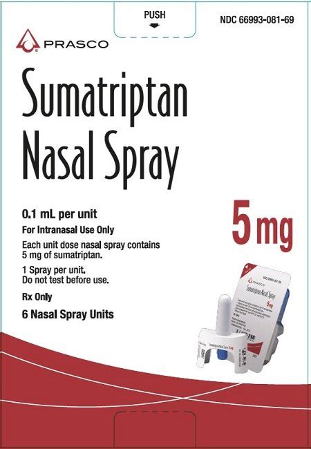 Sumatriptan Nasal Spray: Package Insert - Drugs.com