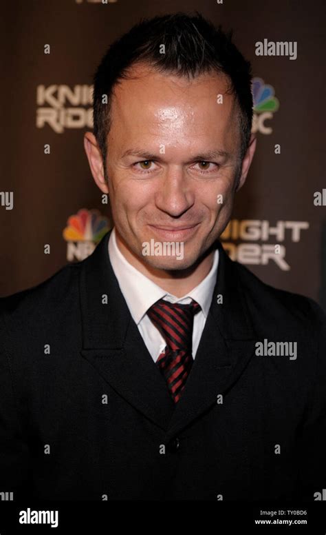 Actor Greg Ellis attends the Knight Rider cast party in Los Angeles on ...