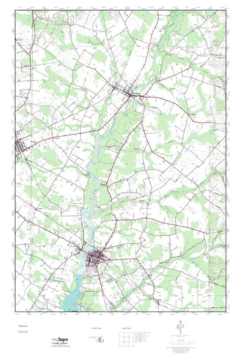 MyTopo Denton, Maryland USGS Quad Topo Map