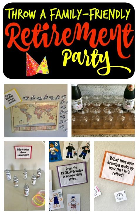 Family-Friendly Retirement Party Games & Ideas - A Mom's Take