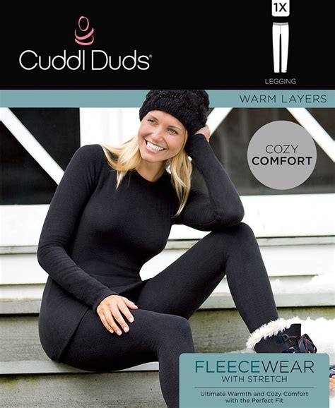 Cuddl Duds Plus Size Fleecewear With Stretch Leggings - Macy's