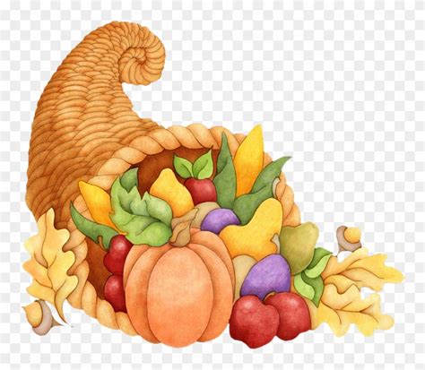 Thanksgiving Day Mass - Cornucopia Clipart Png - Free Transparent PNG Clipart Images Download