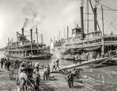 Memphis 1906 | Steam boats, Mississippi river, River boat