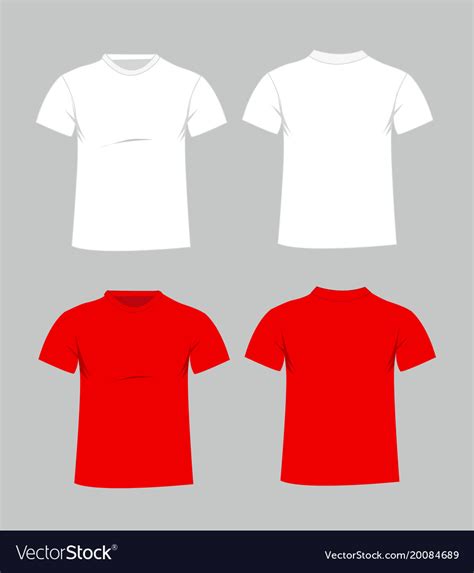 Free 575+ Red T Shirt Template Front And Back Yellowimages Mockups