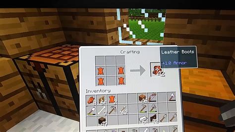 IN GOD with How to make Leather Boots in Minecraft - YouTube