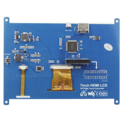 7inch HDMI LCD Display Module 1024*600 Touch Screen Digitizer Driver Board HDMI Interface ...