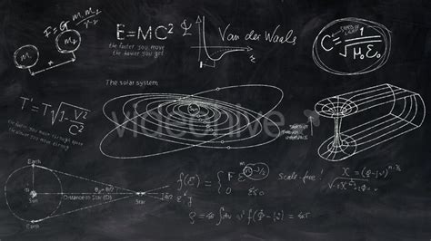 Astronomy and Astrophysics Chalkboard Equations - Download Videohive 11969469