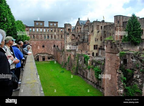 Ruins of Old Heidelberg Castle in Heidelberg, Germany Stock Photo - Alamy