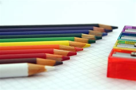 pencil, colored pencil, color, sharpener, art, drawing, design | Pikist