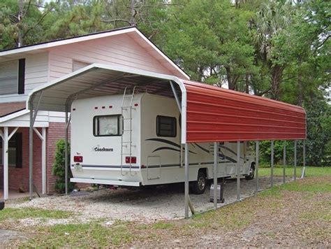 This Regular Style Carport is perfect to shelter your camper or travel ...