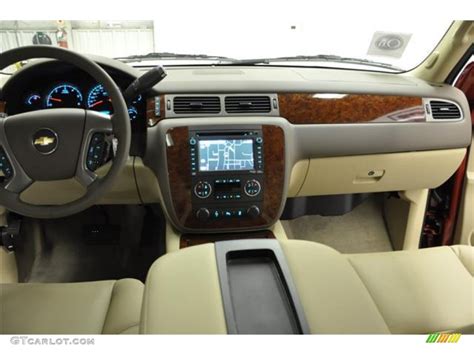 2012 Chevrolet Suburban LTZ 4x4 Light Cashmere/Dark Cashmere Dashboard Photo #57679322 ...