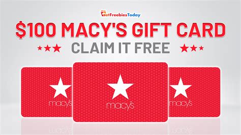 $100 macy’s gift card – Get Freebies Today