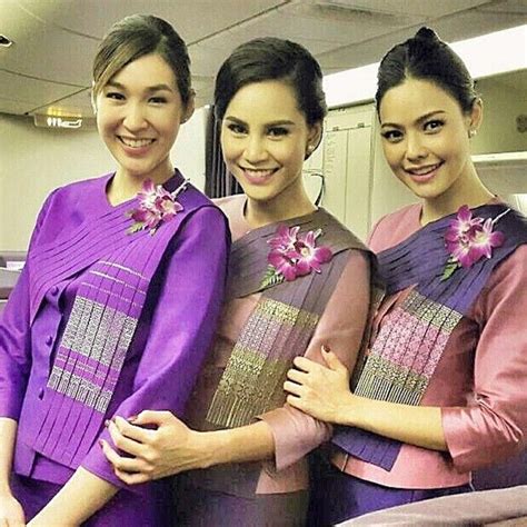 Thai Airways cabin crews Cute Cabins, Thai Airways, Hotel Uniform, Beauty And The Best, Crewlife ...
