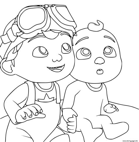 Cocomelon Coloring Sheets