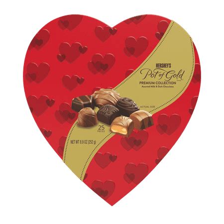 Hershey's, Pot of Gold Valentine's Premium Chocolate Assortment Candy ...