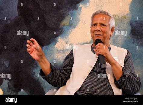 Nobel prize winner Muhammad Yunus, founder of he Grameen Bank Stock ...