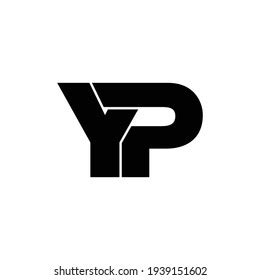 Letter Yp Simple Logo Design Vector Stock Vector (Royalty Free ...