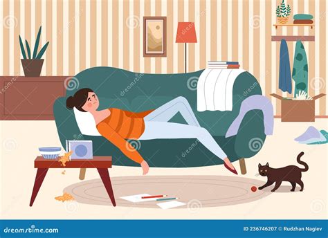 Lazy And Hard Working Cartoon Vector | CartoonDealer.com #29933175