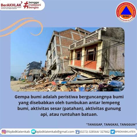 Mitigasi Bencana Gempa Bumi, Simak Langkah-langkah mulai dari Pra, Saat ...