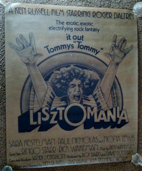 Lisztomania 1975 Roger Daltrey Ken Russell Ringo Starr Wakeman Liszt RARE Poster | eBay