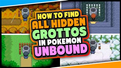 ALL HIDDEN GROTTOS LOCATIONS IN POKEMON UNBOUND - Dynamax Den locations ...