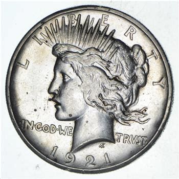 1921 Peace Silver Dollar - Choice | Property Room