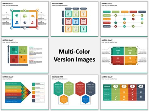 Matrix Chart PowerPoint and Google Slides Template - PPT Slides