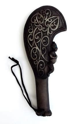 Carved+Maori+Patu+Club | Maori, Carving, Maori designs