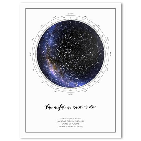 Buy The Stars Above Co Custom Star , Realistic Night Sky , Personalized ...