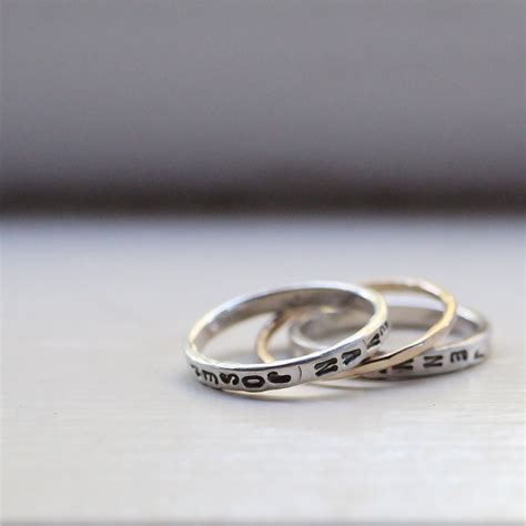 Personalized Mother's Rings