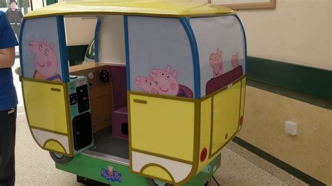 Northern Leisure Peppa Pig Camper Van Kiddie Coin Ride. - YouTube