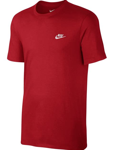 Nike - Nike Men's Embroidered Swoosh T-Shirt Red/White 827021-611 - Walmart.com - Walmart.com