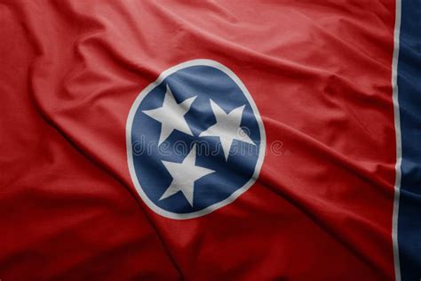 Flag of Tennessee state stock image. Image of real, flag - 98525739