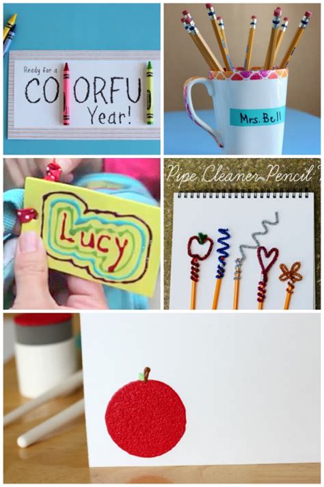 15 Creative Back to School Crafts for Teacher - Make and Takes