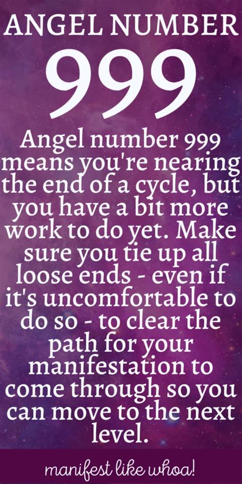 999 Angel Number Meaning For Manifestation