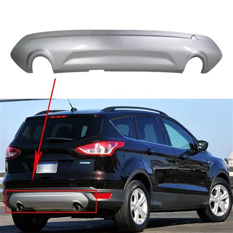 Silver Rear Lower Bumper Cover Fit for Ford Escape 2013-2017 SEL CJ5Z17K83BA - Walmart.com