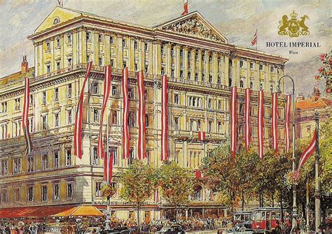 POSTCARDS AND COVERS: Hotel Imperial. Wien