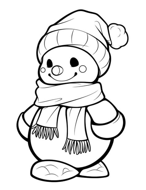 41 Snowman Coloring Pages For Kids And Adults - Our Mindful Life